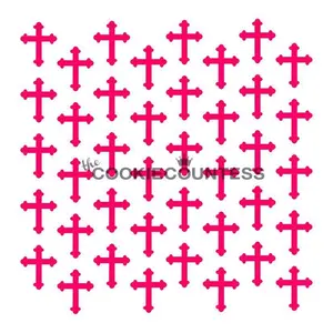 CROSSES STENCIL