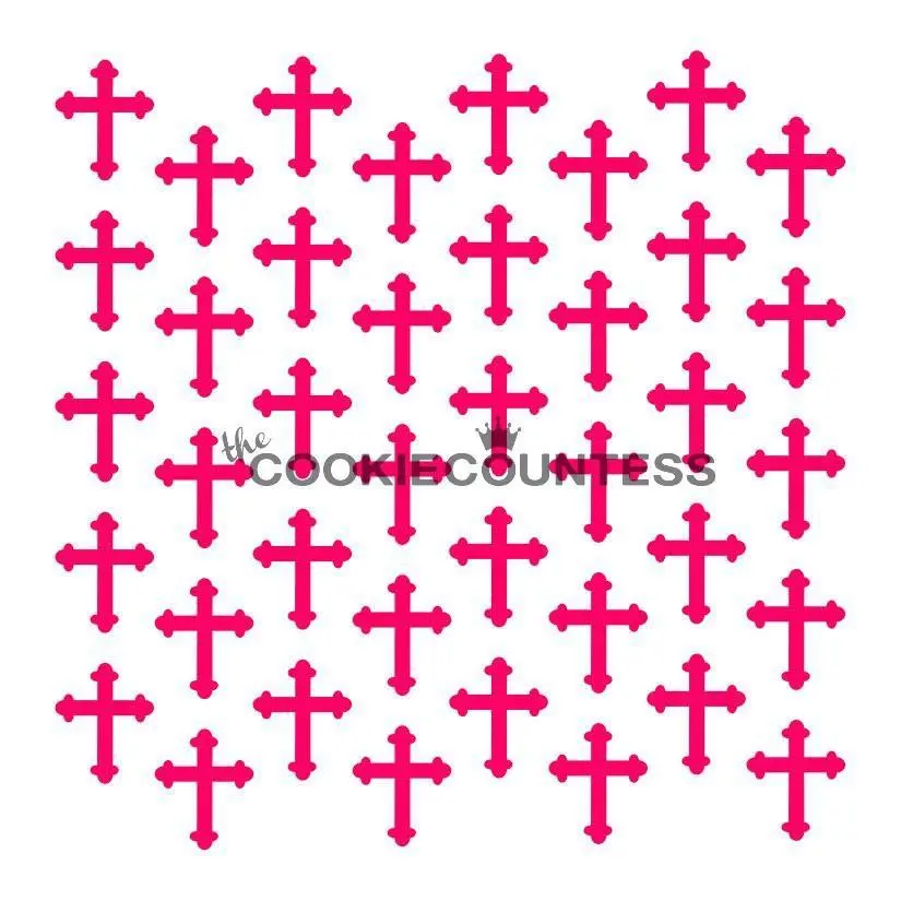 CROSSES STENCIL