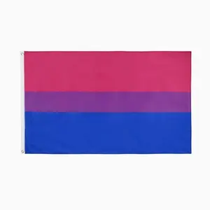 Bisexual Pride Flag - 3x5ft - Sustainably Made from Recycled Materials - Multicolor