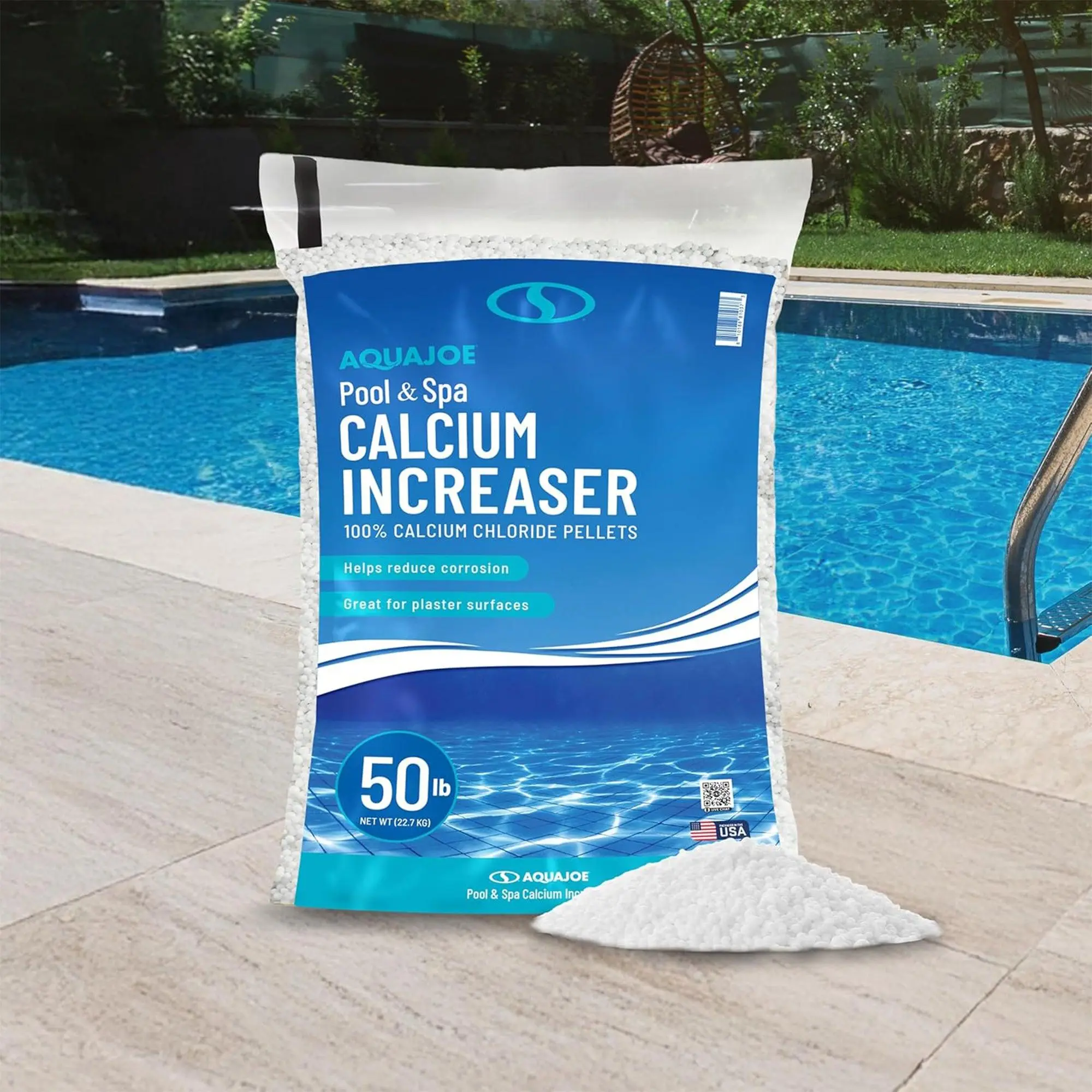 Aqua Joe Pool & Spa Calcium Chloride Pellets, 50 lb Bag – Calcium ...