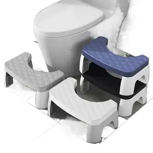 1Pc Thick Anti-Slip Toilet Foot Stool Pad, Waterproof Mat for Bathroom Squatting Aid