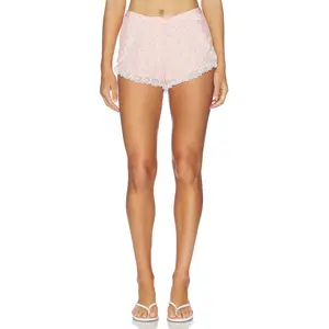 LoveShackFancy Adna Short in Calico Peach