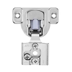 VEVOR Cabinet Hinges,  20 Packs Partial Overlay Kitchen Cabinet Door Hinges, 105 Degree Opening Angel Soft Close Concealed Cupboard Hinges for Framed Cabinet Type, with Mounting Screws