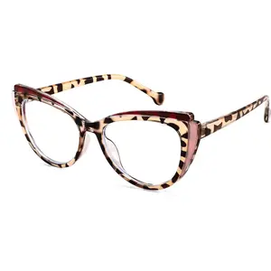 FEISEDY Women Cateye Blue Light Blocking Glasses Fake Nerd Clear Computer Eyewear TR Fashion Frame B0040