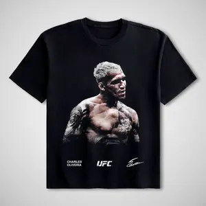 CHARLES OLIVEIRA SHIRT, Boxing T-shirt, Boxer Tee, Sports Shirt, UFC Shirt, MMA Shirt, Workout T-shirt, Gift for Him Gift For Her Hoodie Sweatshirt Streetwear Crewneck Clothing