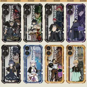 Black Clover Anime-Style Case for Samsung And iPhone fit Galaxy S22 S23 S24 S25 S24ULTRA and iPhone 17 17AIR 17 PRO MAX 11 12 13 14 15 16 PLUS BC1-9