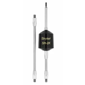 Stryker 3,600W Wide Band 26-30 MHz Antenna with 5 in. & 10 in. Stainless Steel Mast, Accessories, Vehicle Accessories