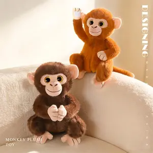 Charming Plush Toys of Simulation Monkeys, Soft Cartoon Monkey Stuffed Animals, Cuddly Monkey Dolls, Delightful Home Decorations, And Perfect Gifts for Kids, Ideal for Halloween And Christmas