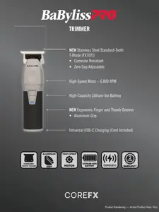 BaBylissPRO COREFX Trimmer #FX76