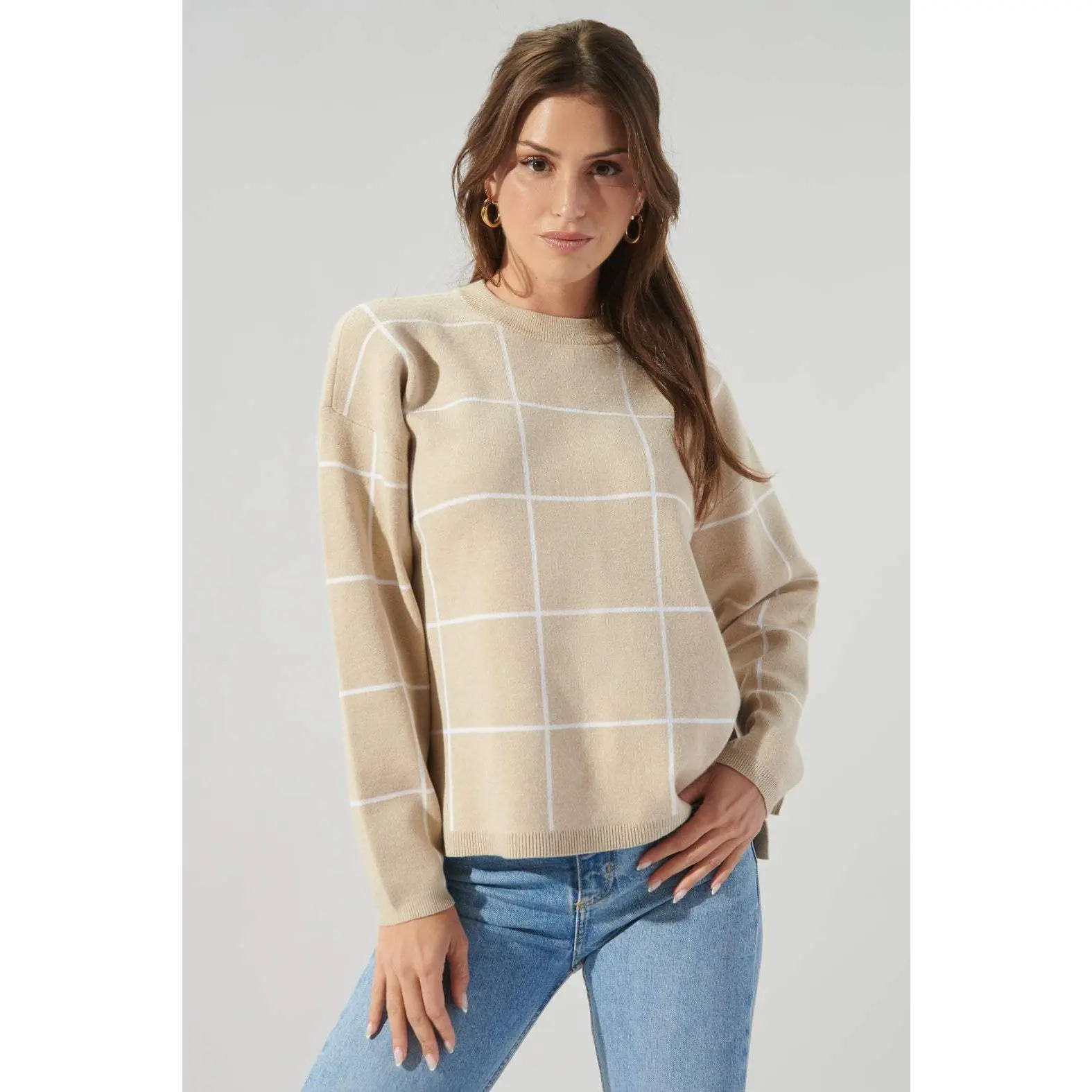 Dansby Window Pane Sweater