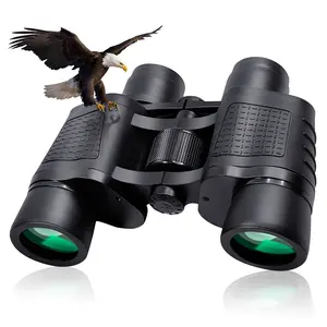 Adult HD Zoom High Power Binoculars-10x50 Long Distance Compact Binoculars with Clear Vision, Suitable for Bird Watching, Sports Competitions, Travel, Hunting, Theater, Concerts-Including Portable Bag and Shoulder Straps