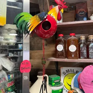 Rooster bird house