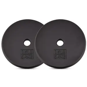 Standard 1" Cast Iron Weight Plate - Ideal For Strength Multiple Weight: 5lb To 25lb (single & Set Of 4)