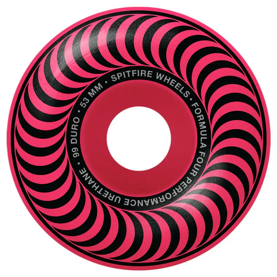 Spitfire Neon Pink Classic Formula Four 99D Wheels