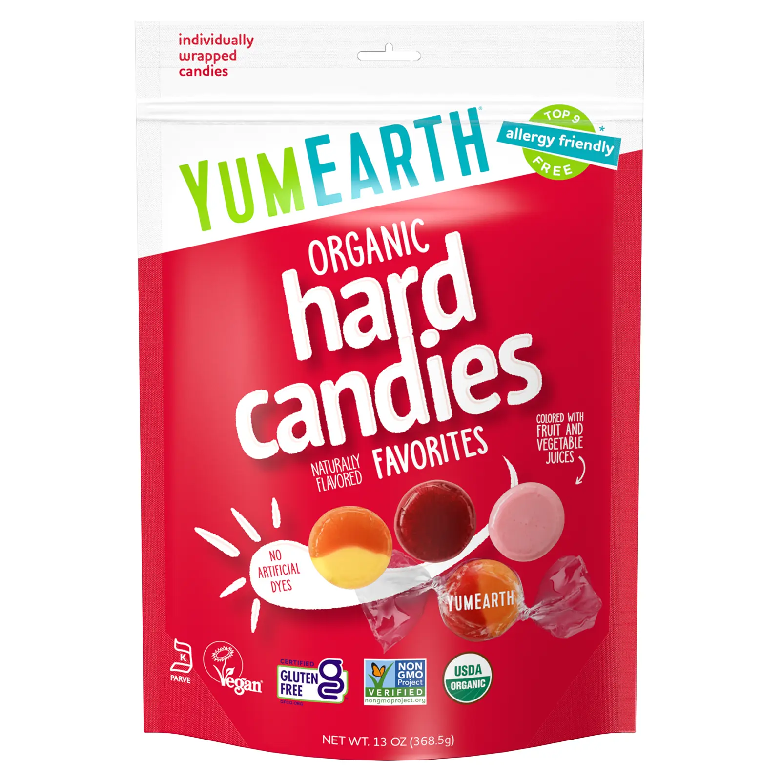 YumEarth Organic Hard Candies, Favorites, 13 oz (368.5 g)