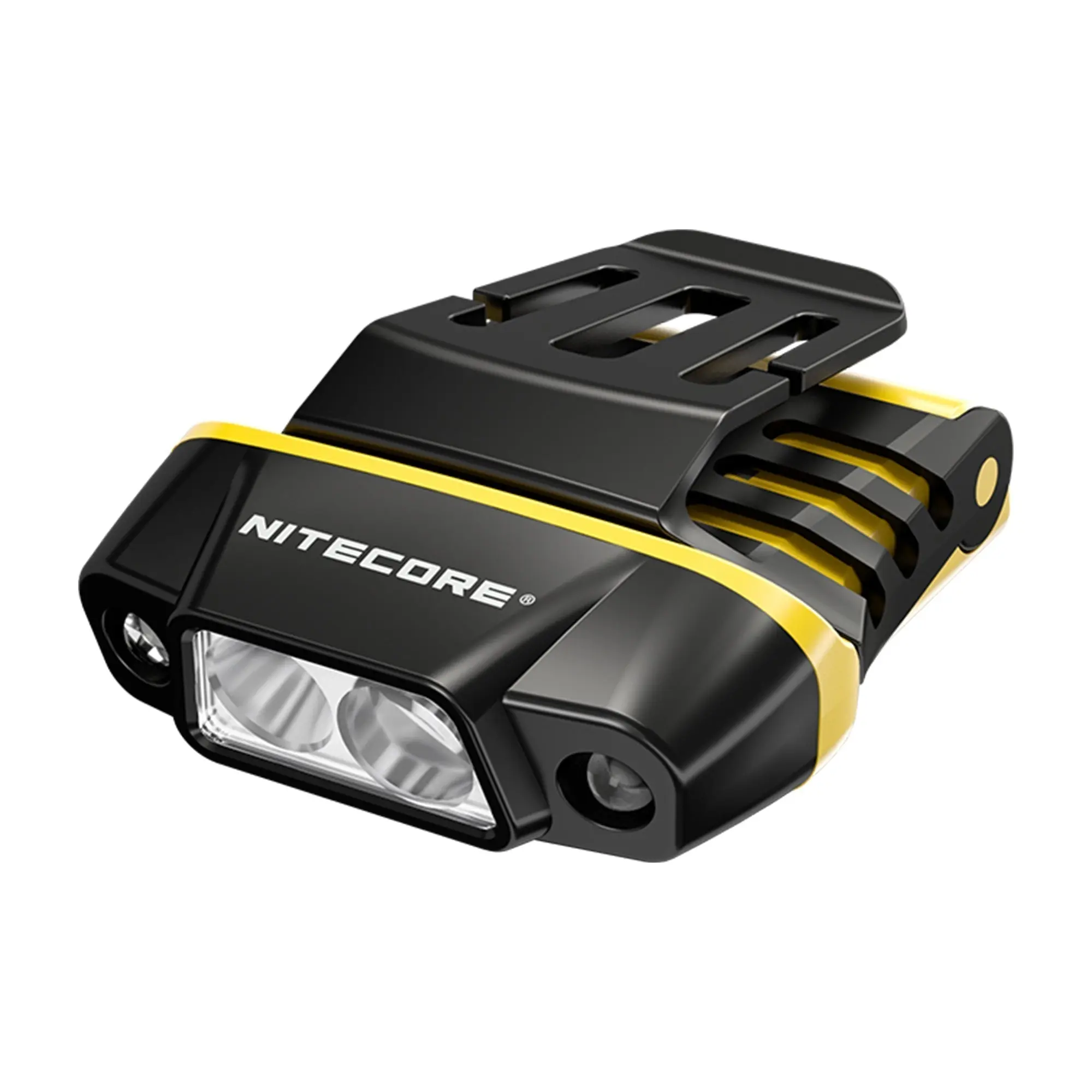 Nitecore NU11 Motion Sensor Clip-On Cap Head Lamp - 150 Lumens Spotlight, Auxiliary Red Beam, USB-C Rechargeable with USB Cable, Water Resistant Compact Battery-Powered EDC Flashlight Torches for Outdoor Activities