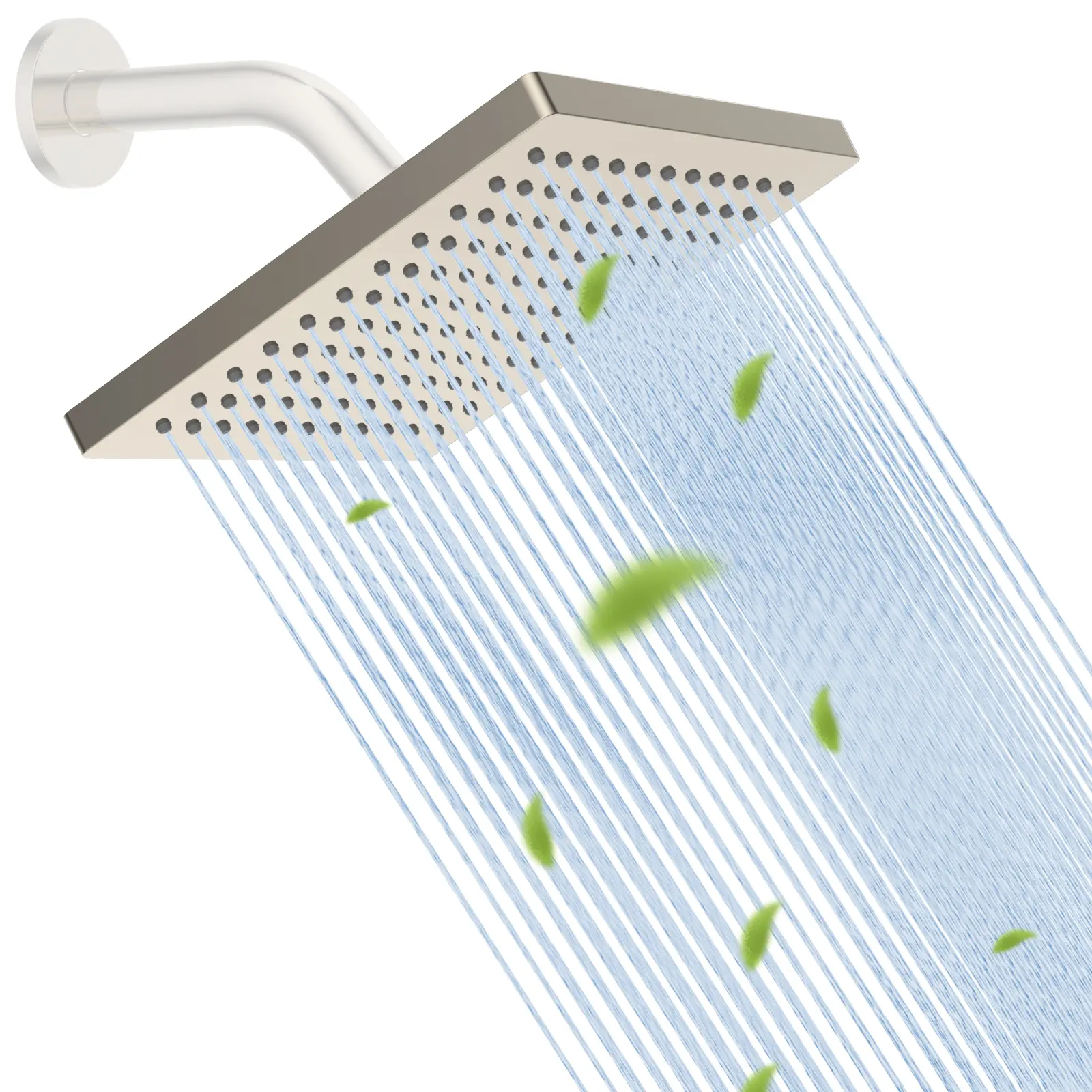 Square 8'' - Brushed Nickel