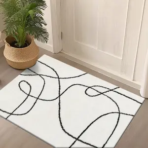 Soft and comfortable printed carpet, home decorative carpet, living room carpet, entrance mat, coffee table mat, bedroom carpet, bedside rug, Abstract rugs, Geometric pattern rug, suitable for various scenarios such as shopping malls, cafes