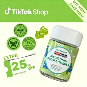 NMNOR Sleep Gummies - Sea Salt Green Grape Flavor, 60 Chewable Count (30-Day Supply)