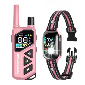 Dog Training Collars for 2 Dogs, 3300ft Remote Control, LED Indicator, 4 Training Modes, Rechargeable E Collar, Fits 5-110lbs