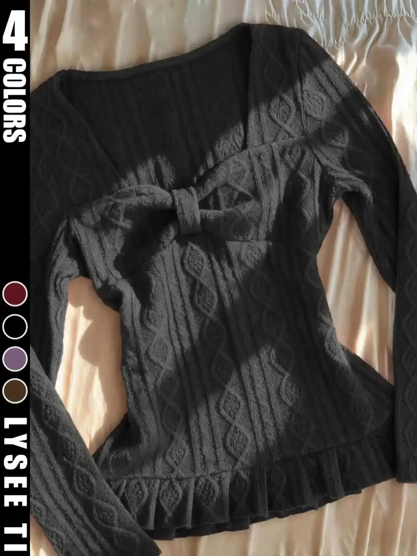 2026 Women's Y2K Vintage Harajuku Style Sweater with Cross Design Detail, Fitted Long Sleeve Casual Fall and Winter Knitwear for Punk Streetwear Fashion Lovers, edgy statement trendy versatile cozy essential