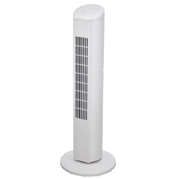 Mainstays 28-Inch Tower Fan with 3-Speed Settings and Oscillation, White, MSWMT24MWV