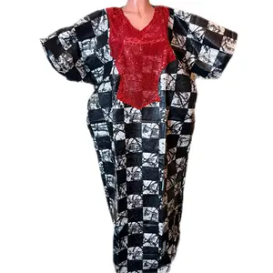 bimbo sequence kampala kaftan dress comes with a head wrap