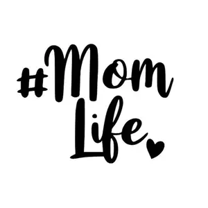 #MomLife Vinyl Sticker – 6″ Car, Laptop & Tumbler Decal, Any Color