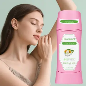 Flora Ruby Underarm Deodorant - 48-Hour Extra Strength Odor Protection - 1.69 oz - Fast-Drying, Non-Greasy Formula - Gentle and Soothing - Complete Protection Body Care