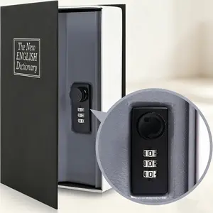 Diversion Book Safe Storage Box (24c'm×15.5c'm×5.5c'm), Dictionary Secret Safe Can with Security Combination Lock, Diversion Book Hidden Safe