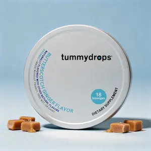 Organic Butterscotch Ginger Tummydrops 18 ct