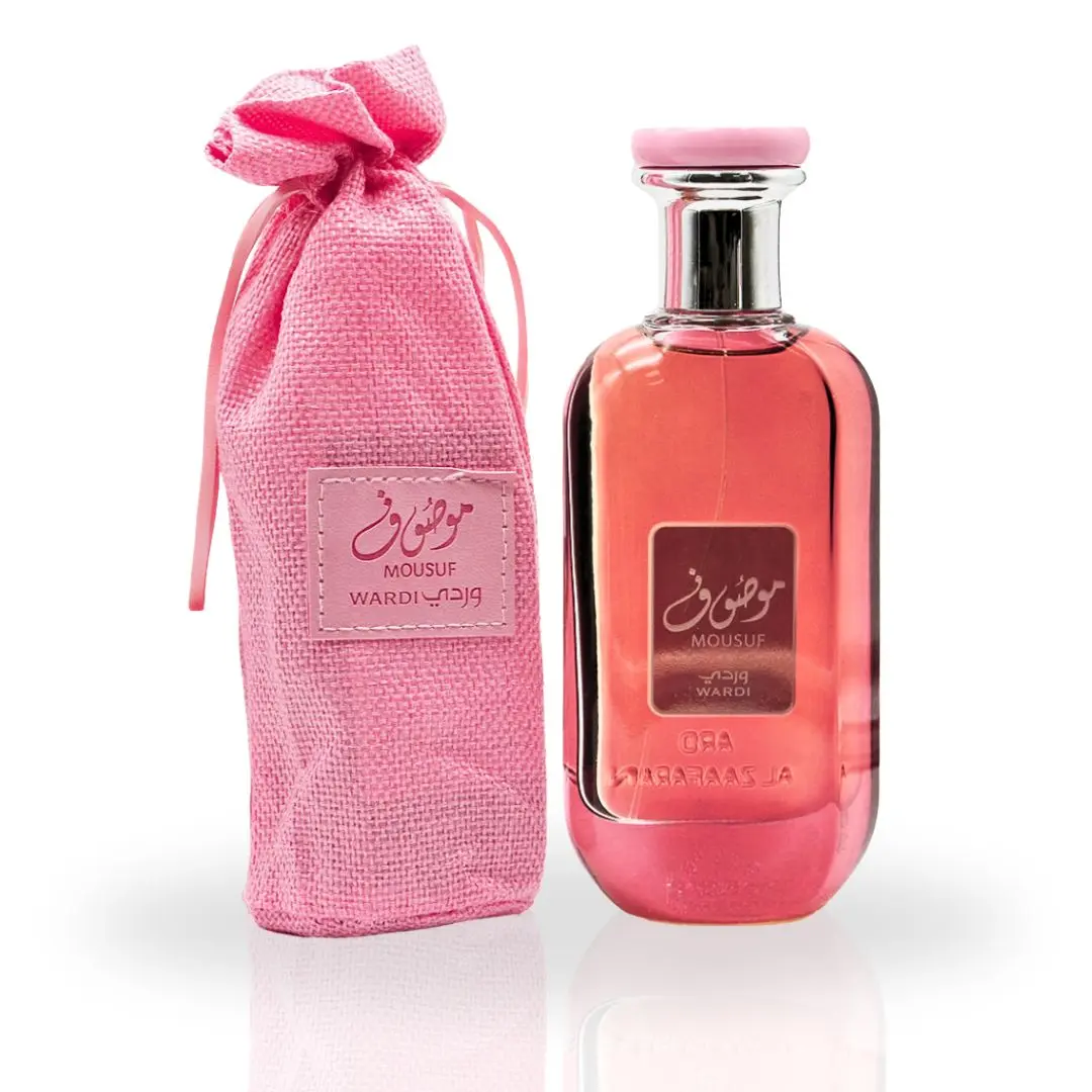 Mousuf Wardi Eau de Parfum Spray – 100ml (3.4oz) | Sweet, Floral & Fruity Scent for Women | Elegant Long-Lasting Fragrance | Perfumes Arabia