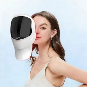 2026 New LED Light Therapy Mask, Facial Beauty Machine, Seven Color LED Facial & Neck Care Mask, Rechargeable Ergonomic Design, Ideal Daily Beauty Gift