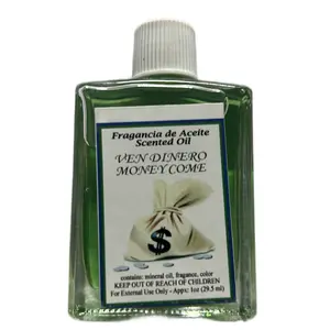 1 oz Dinero Scented Money Floral Perfume Oil - Fresh Unisex Spiritual Fragrance, Single Item for Meditation, Financial Abundance