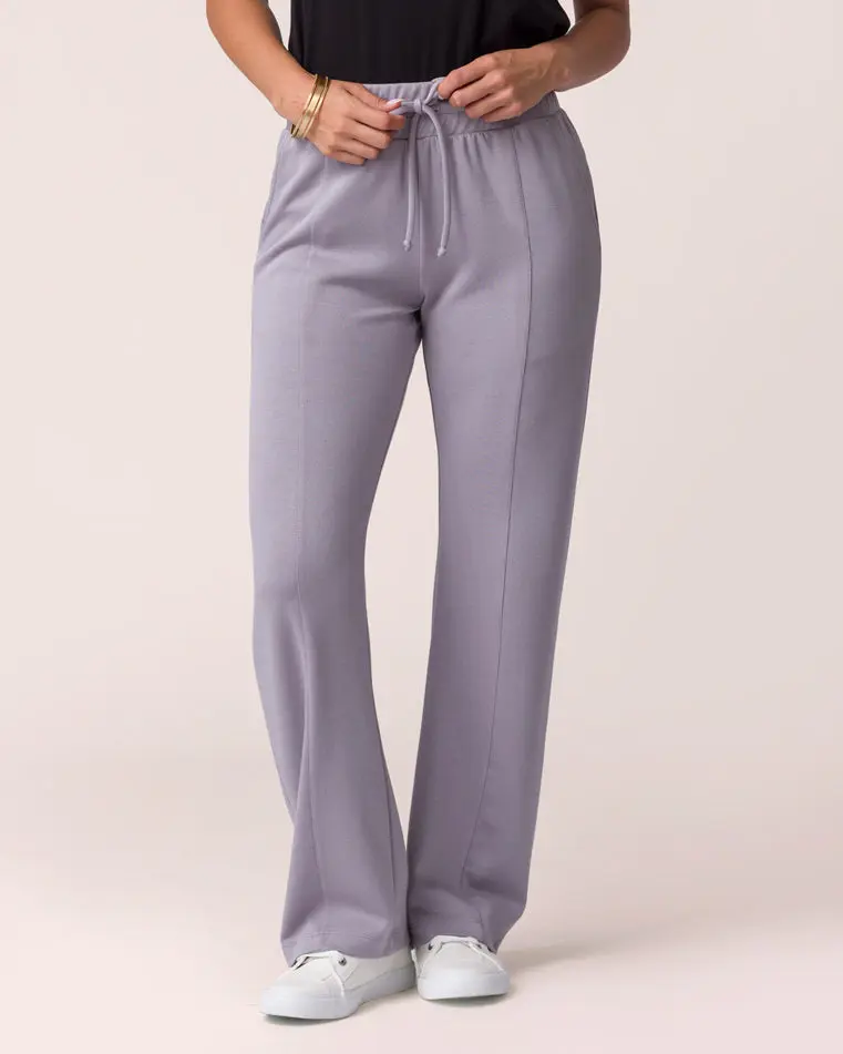 Everyday Essential Scuba Pant in Silver
