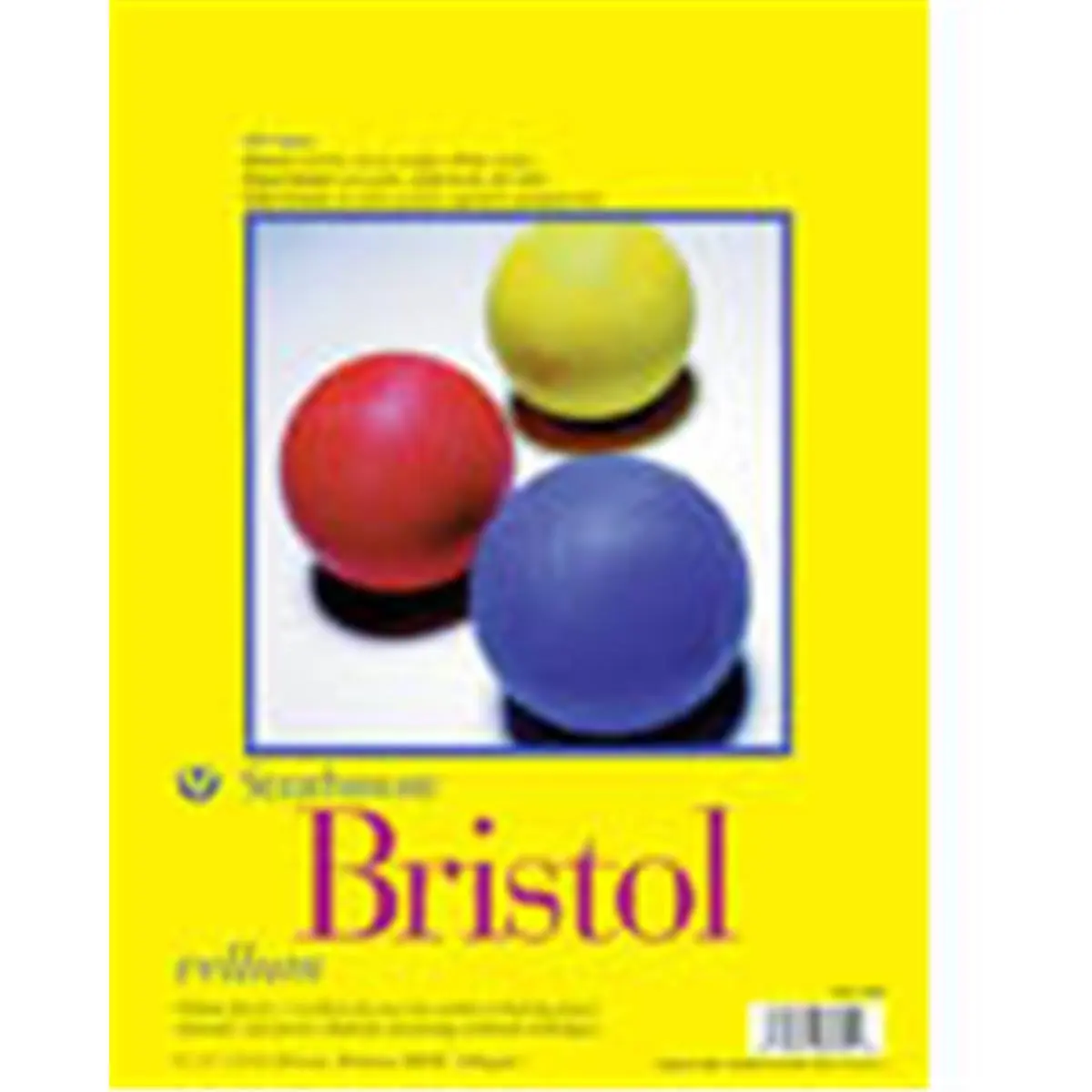 Strathmore 300 Series Bristol Vellum Pad - 9x12 in Smooth Finish Bristol Paper Drawing Sheet, Office Stationery Writing Tool, Art Materials