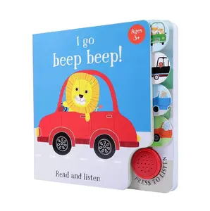 iSeek "I Go...Beep Beep" Lift-the-Flap Sound Book - Children's Picture Book with Illustrations, Sound-to-Press Features, Visual Cues, Infant Sense Stimulation, Ideal for Family Time
