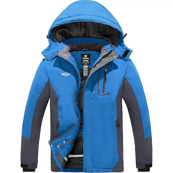 Men's Waterproof Ski Jacket Warm Winter Snow Coat Snowboarding Jacket Mountain Hooded Raincoat