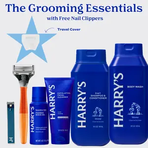 Harry's Bathroom Set with Free Nail Clippers Nailkit