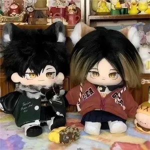 Anime Role Attribute Cute Tetsurou kuroo Cosplay Soft Plush Doll Body 20cm Dress Up Stuffed Plushie Pillow Toys Figures Gift