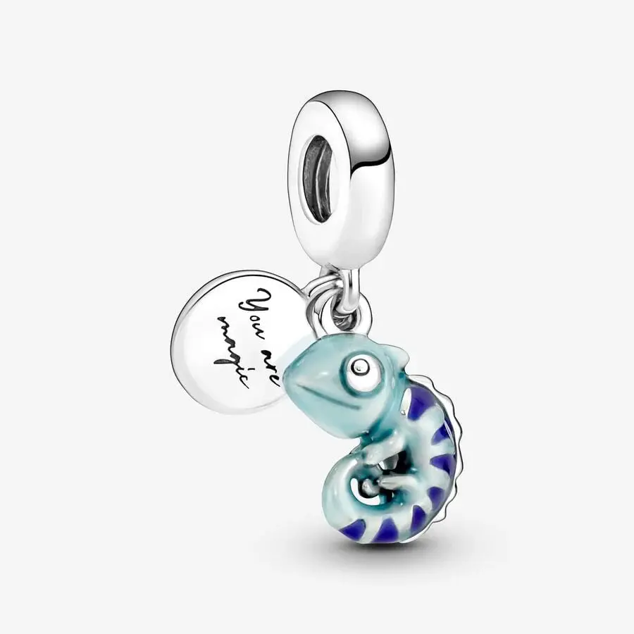 Color Changing Chameleon Charm for Bracelet | Cute Animal Dangle Charm | Aesthetic Jewelry Gift for Women