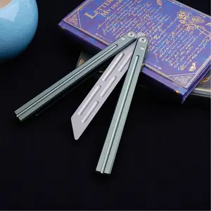 Aluminum Alloy Handle Butterfly Trainer Hand Swinging Fancy Toy Novice Practice Multifunctional Tool from China