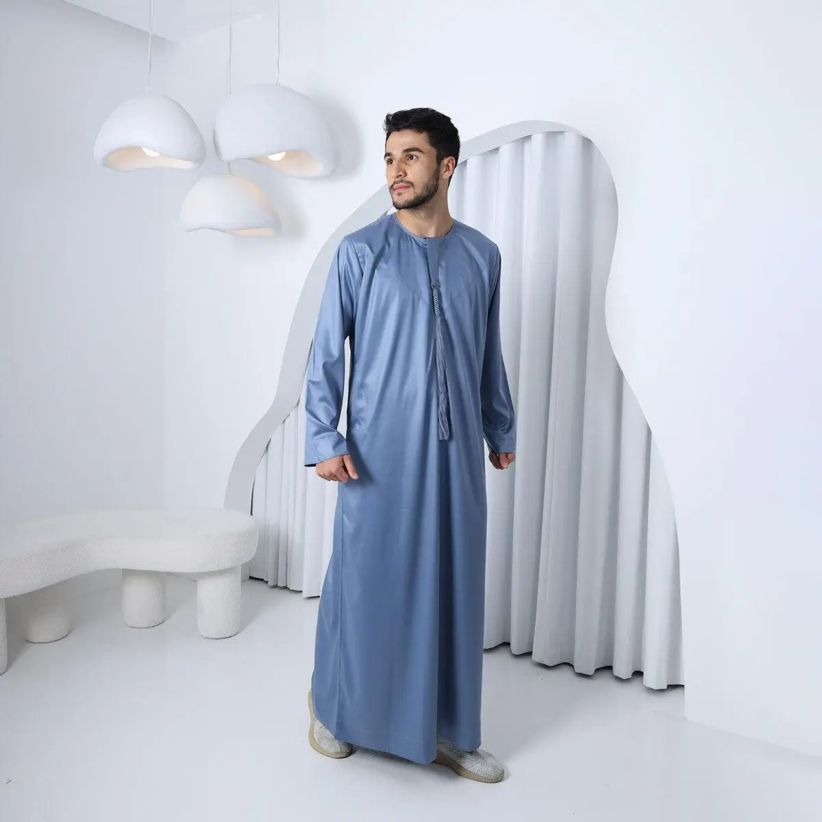 Royal Blue Emirati Thobe