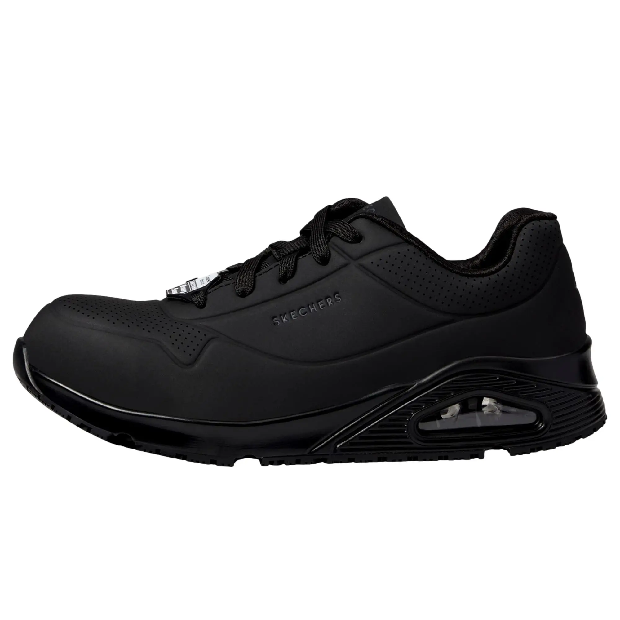 Skechers Uno SR - Deloney Comp Toe Black  108101W-BLK Women's