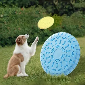 Durable Flying Disc for Medium/Large Dogs: Chew-Proof Fetch & Training Frisbee, Interactive Chew Toy for Aggressive Chewers