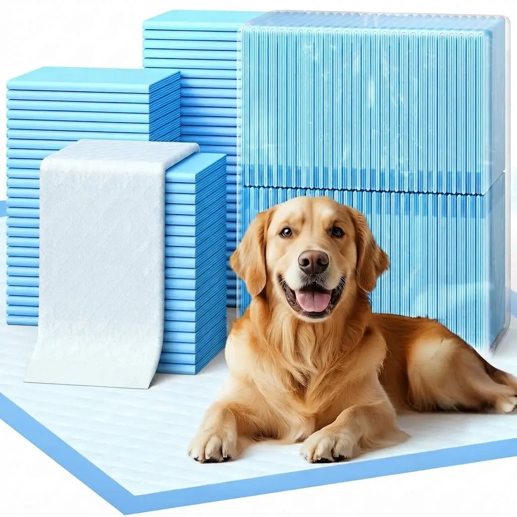 Extra Large Dog Pee Pads 47X36 Jumbo XXL Super Absorbent Leak Proof Puppy Training Pads, Heavy Duty Disposable Potty Underpads, Quick Dry Odor Control Floor Protection Mat for Large Dogs, Whelping Playpen Crate Liners