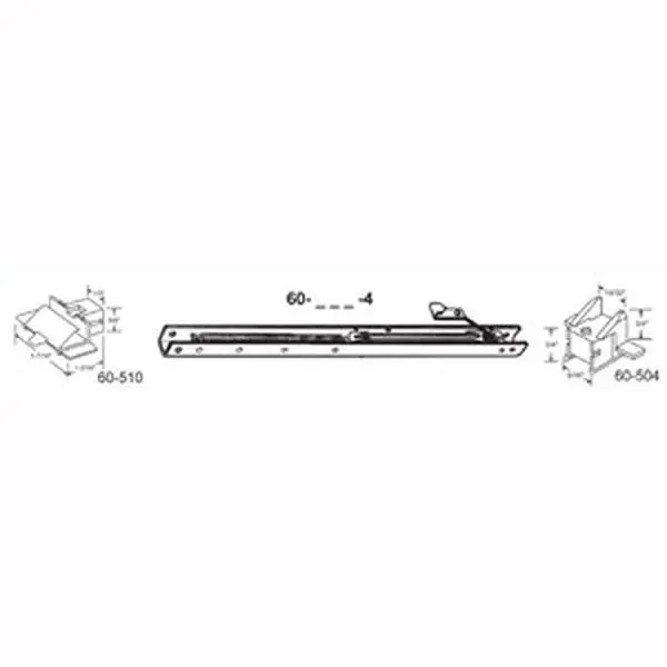 212 MAIN 23 in. Balance Stamped No. 2220 Replacement Window Channel Parts, Pack of 6, with Attached 60-510 and 60-514 Ends, Best Operation, Non-Tilt Windows