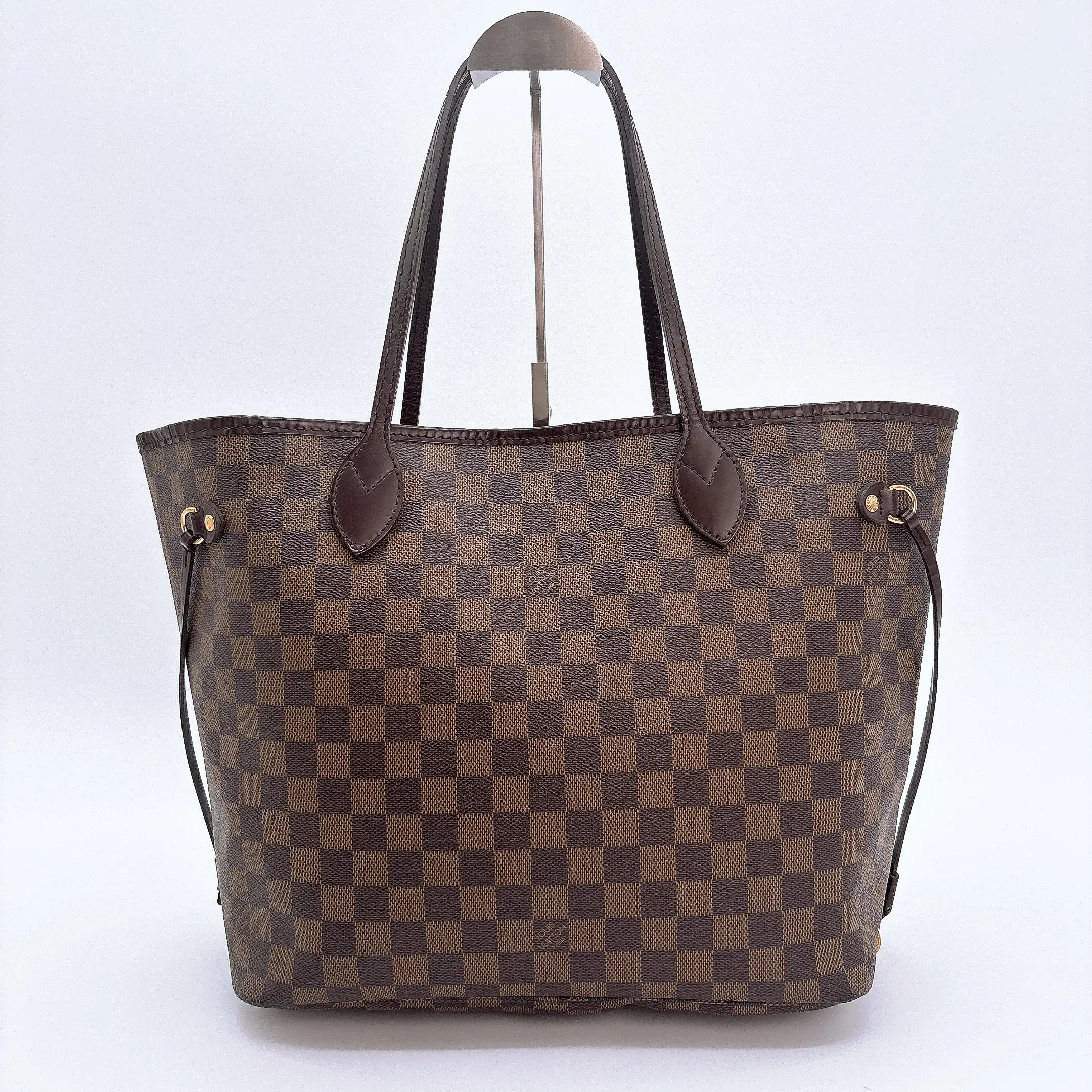 Pre-owned Louis Vuitton Neverfull MM Damier Ebene Canvas Ladies Handbag