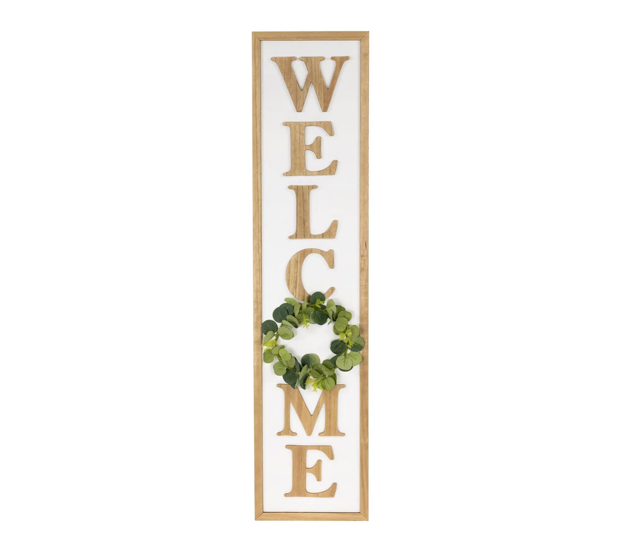 Northlight Welcome Wooden Framed Outdoor Porch Sign - 40"