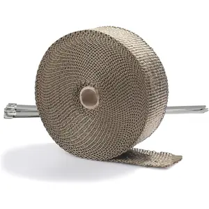 Titanium Exhaust Header Heat Wrap High Temperature Resistant 1 Roll